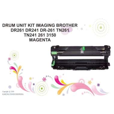 DRUM UNIT BROTHER DR261 DR241 DR-261 TN261 TN241 261 3150 Magenta Multicolor