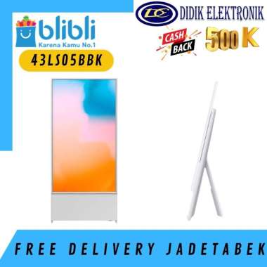 QLED Samsung 43LS05BBK 43" The Sero LS05B QA43LS05BBKXXM UHD 4K - putih