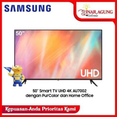 SAMSUNG CRYSTAL UHD 4K SMART LED TV UA 50AU7002 50 INCH - 100% ORI