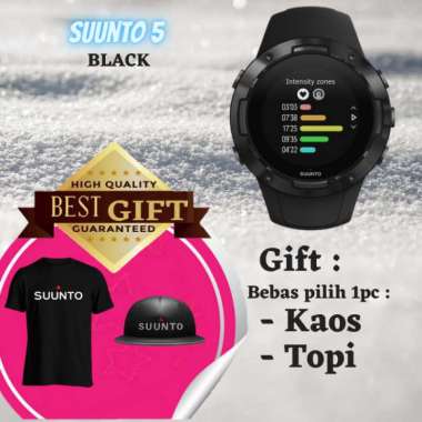 Suunto 5 Smartwatch + FREE GIFT All Black