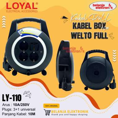KABEL ROLL / KABEL BOX WELTO FULL 10 METER LOYAL LY-110