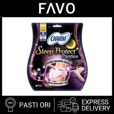Pembalut Wanita - Charm Sleep Protect Pembalut Celana All Size - 2 Pcs