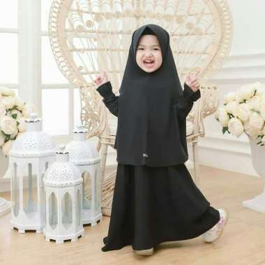 Gamis Syari Anak Perempuan Set jilbab Gamis Anak Modern Gamis Anak Terbaru Gamis 2022 Gamis Anak Sya