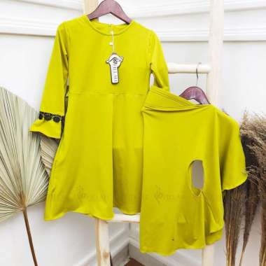 Gamis Syari Anak Perempuan Set jilbab Gamis Anak Modern Gamis Anak Terbaru Gamis 2022 Gamis Anak Sya