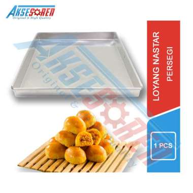 Aksesoren Loyang Nastar Persegi Panjang [1 Pcs] / Cetakkan Kue Kering / Loyang Bolu Panggang Kecil /
