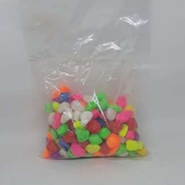 BATU WARNA WARNI UNTUK ALAS AQUARIUM HIASAN IKAN HIAS AQUATIC WARNA WARNI