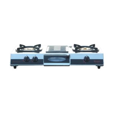 Rinnai Ri514A Kompor Gas 2 Tungku with Pemanggang