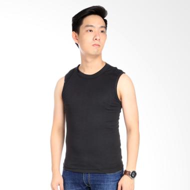 Elfs Shop Kaos Tanktop Fitness Pria - Hitam