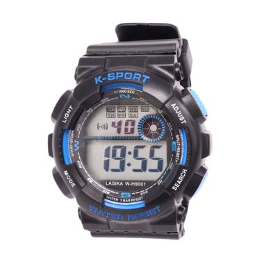 Lasika W-H 9001 Jam Tangan Sport Digital Unisex - Blue