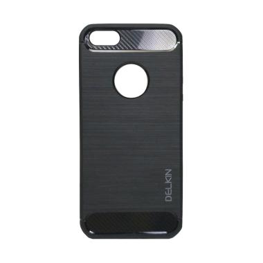 Delkin Slim Carbon Armor Casing for iPhone 5 - Hitam