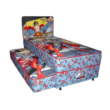 FCENTER Big Dream 2in1 Sorong Superman Set Springbed PULAU JAWA*)