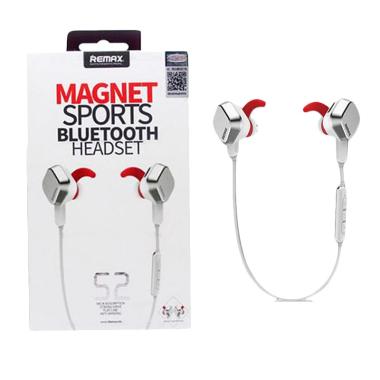 Remax S2 Magnet Sport Bluetooth Headset - White White