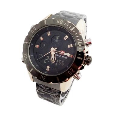 Swiss Army SA-5185 Jam Tangan Pria - Black Gold