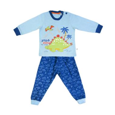 Tokusen Stegosaurus Baju Tidur Anak - Blue