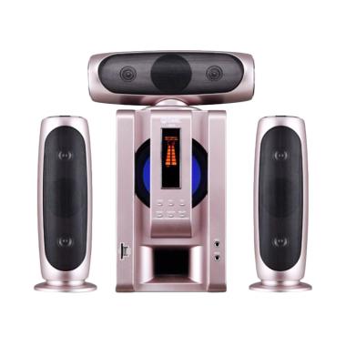 GMC 885A Multimedia Bluetooth Speaker Aktif - Rose Gold