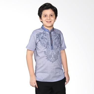 Versail Kids Junior M 7068 Baju Koko Couple - Blue