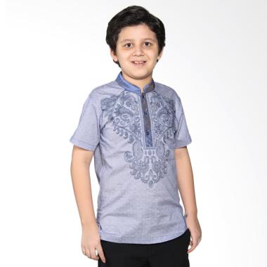 Versail Kids Junior M 7069 Baju Koko Couple - Blue