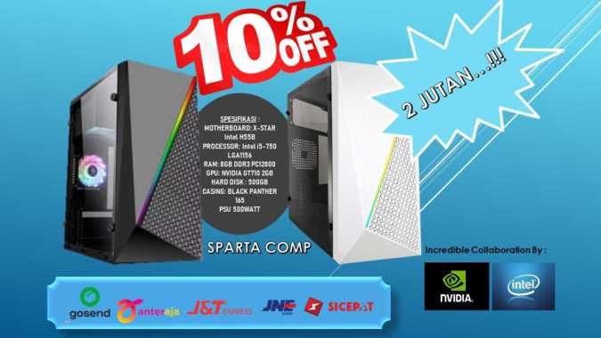 PC GAMING CPU MURAH INTEL CORE I5 COMPUTER EDITING KOMPUTER RAKITAN DESIGN