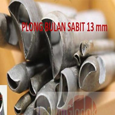 Plong Kulit bentuk Bulan Sabit 13mm/Plong bulan sabit/Plong 13mm/Pembolong Bulan Sabit 13mm