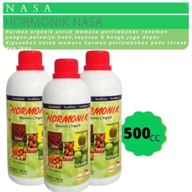 Pupuk Organik Nasa - Hormonik 500cc - ZPT Organik - Giberelin - Pupuk Bunga - Akar - Daun - Buah