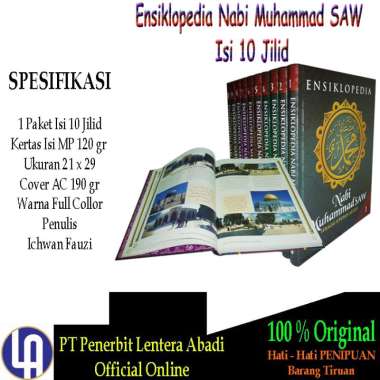 Ensiklopedia Nabi Muhammad SAW - 1 Paket Isi 10 Jilid
