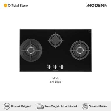 Modena Kompor Gas Tanam - BH 1935 (90cm - 3 Tungku) BH 1935
