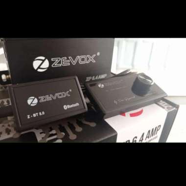 DSP Processor Audio Amp Mobil ZeVox by VOX Research Bluetooth DRC Set hitam