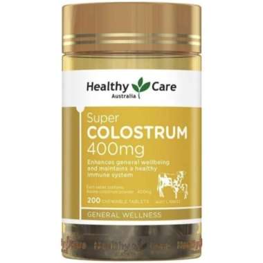 Healthy Care Super Colostrum - 200 tablet EXP 2022 AGUSTUS Display Kemasan Lama, Akan Kami Kemasan B