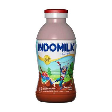 Promo Harga Indomilk Susu Cair Botol Cokelat 190 ml - Blibli