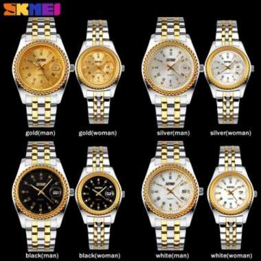 Skmei 9098 Analog Jam Tangan Wanita Gold