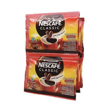 Promo Harga Nescafe Classic Coffee per 10 sachet 2 gr - Blibli