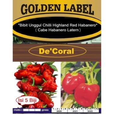 Bibit Unggul Chili Highland Red Habanero | Benih Cabe Habanero Lantern