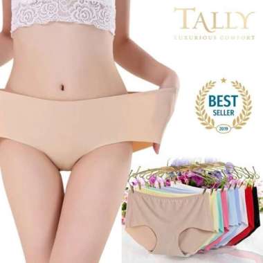 TALLY CD 344 Khusus Warna Celana Dalam Seamless Tanpa Jahitan Anti Nyeplak Khusus Coklat