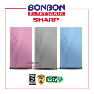 Sharp Kulkas 1 Pintu SJ-N192D-AB/AP/AS / SJN 192 DAB DAP DAS - Aurora Blue