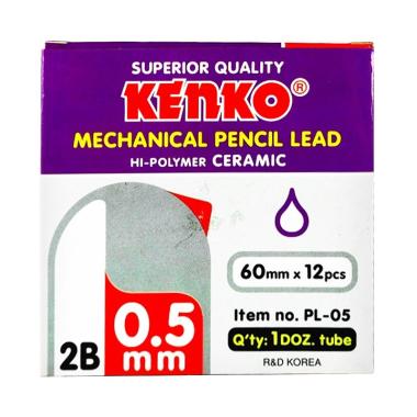 Kenko Isi Pensil Mekanik 2B [0.5 mm] Hitam