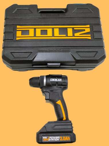 DOLIZ BD637 MESIN BOR BATERAI BD 637 CORDLESS BRUSHLESS DRILL 20V