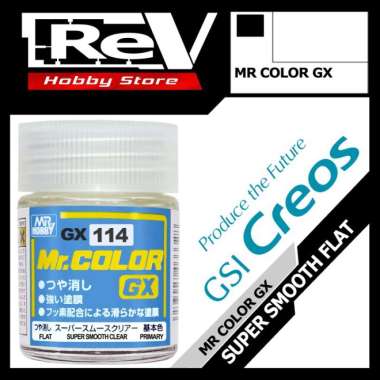MR COLOR GX SUPER CLEAR SMOOTH FLAT GX114