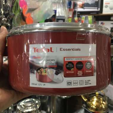 [PROMO] TEFAL PANCI ORIGINAL ASLI 20 CM TEFLON ANTI LENGKET ESSENTIALS ORI 100% Multicolor