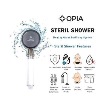 Opia Steril Shower Filter Head Set