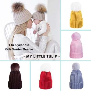 Harga Topi Kupluk Bayi Pom Pom Terbaru 