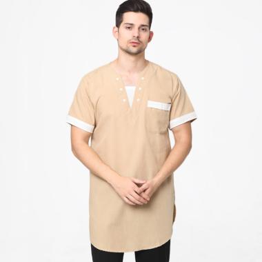 Jfashion Padli SS Kurta Pakistan Polos Baju Koko L Krem
