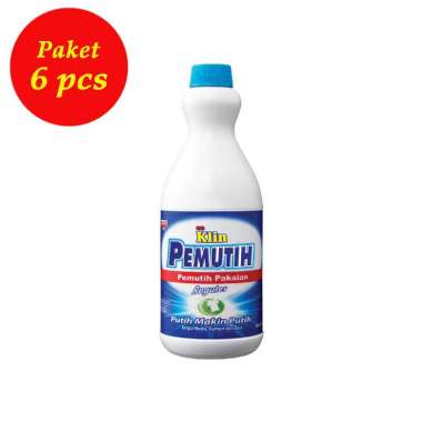 [PAKET 6 PCS] So Klin Pemutih 500ml - Cairan Desinfektan - So Klin Pemutih Pakaian 500ml - SoKlin Bl