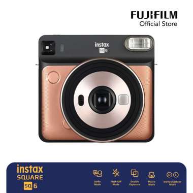 harga Instax Square SQ6 Instant Film Kamera Pocket Kamera Instax Blush Gold Blibli.com