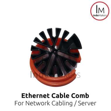 Ethernet Cable Comb / Cable Comb / Server Cable Comb - Bahan PETG