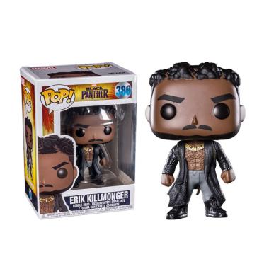 Funko POP! Marvel Black Panther Movie Erik Killmonger with Scars #386 Vinyl Figures