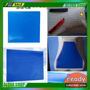 Bantalan Jok Motor Bahan Gel Lembut Nyaman Shockproof Warna Biru