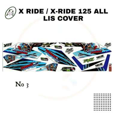 harga Stiker Skotlet motor X RIDE / X-RIDE 125 ALL LIS COVER Striping Racing aksesoris 3 Blibli.com