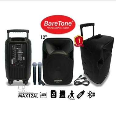 speaker aktif portable Baretone max 12 al 12 inch