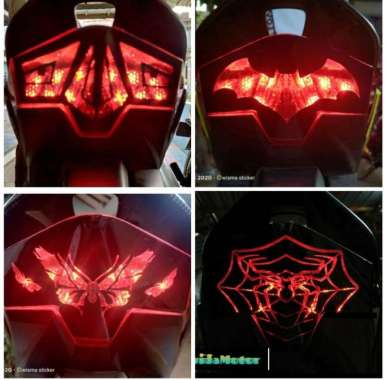Stiker stop lamp vario 150 Stiker pelindung lampu stop vario 150 batman