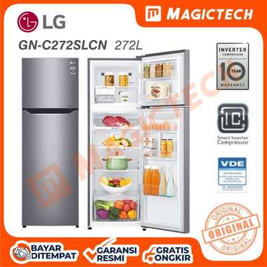 KULKAS LG 2 PINTU GN-C272SLCN 272L INVERTER